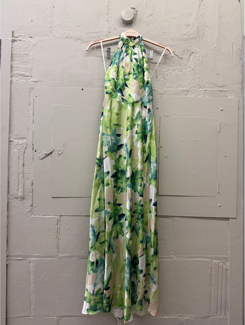 NWT Billy J Oralia Maxi Dress Green Floral